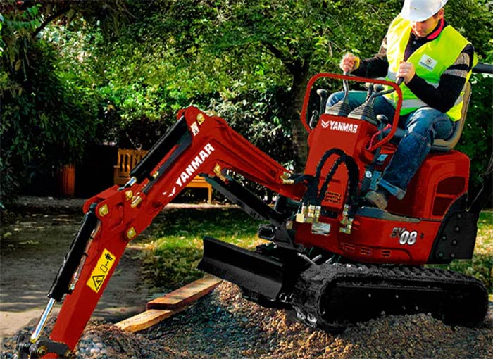 Mini e midi escavatori cingolati e gommati